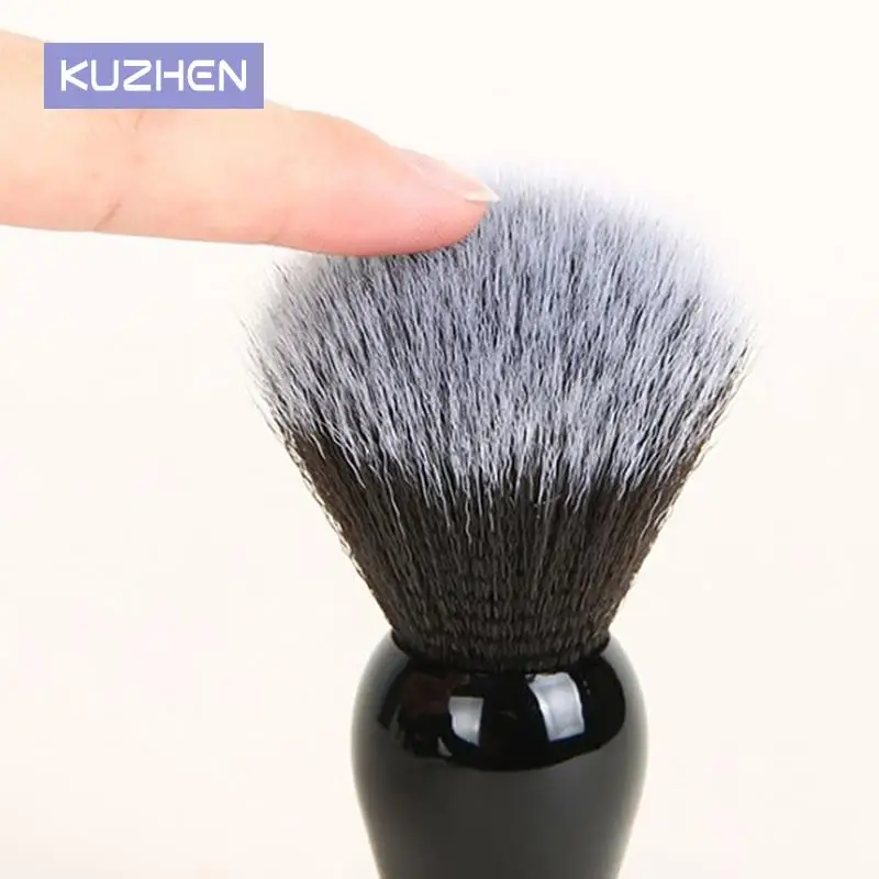 

Natural Badger Hair Men's Shaving Brush Barber Salon Men Facial Beard Cleaning Appliance Shave Tool Razor Brush with Wood Handle