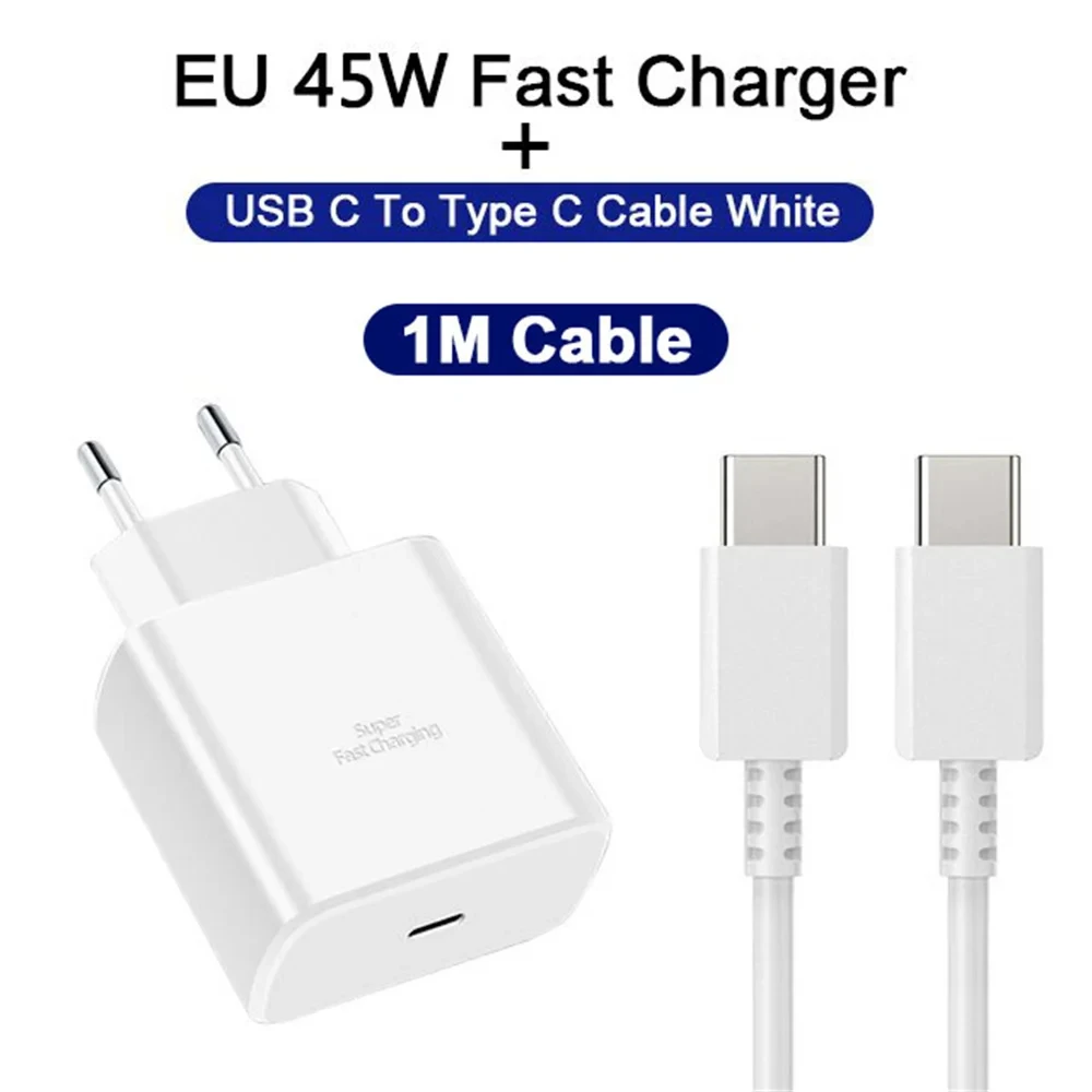 ตัวเลือกสินค้า เครื่องชาร์จ Samsung 45W ชาร์จเร็ว 45 วัตต์ USB-C