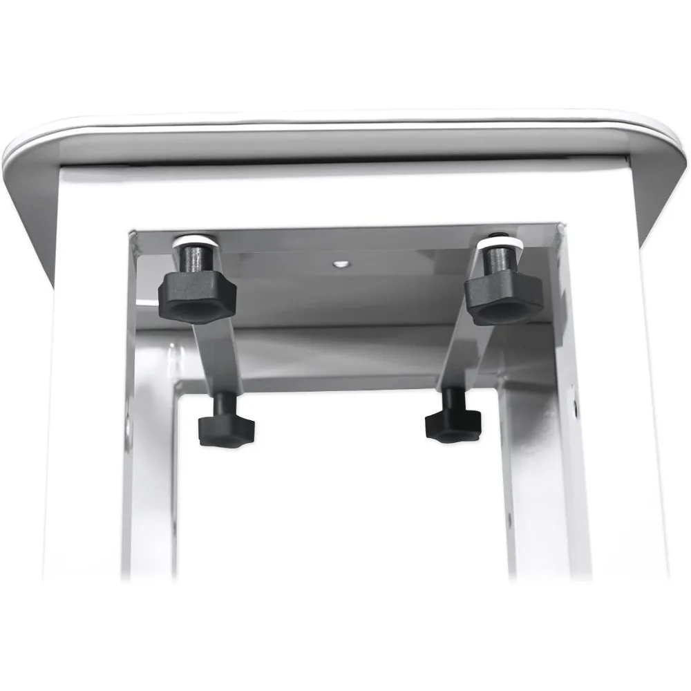 Adjustable Totem Moving Head Light Stand, Black and White Scrims, Carry Bags, 132lb Capacity, Tool-Free Setup, Speaker Mount