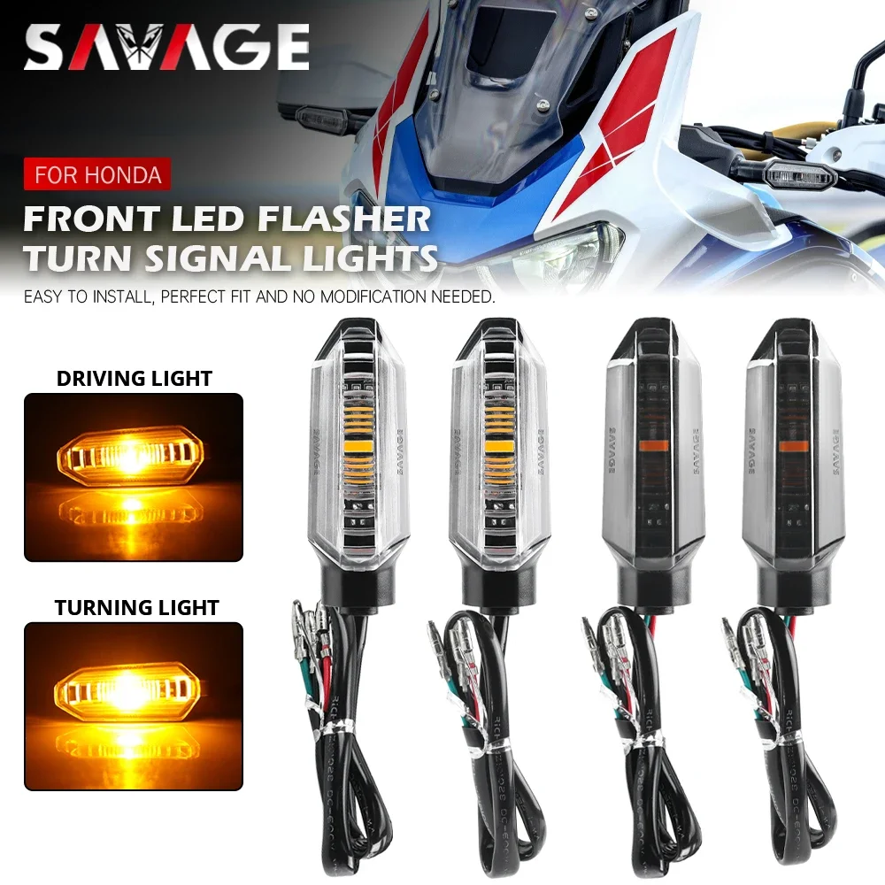 LED Flasher Turn Signal For HONDA CRF1100L CRF300L CB500X CB500F CBR500R NC750X CB750 XL750 2023 Motorcycle Indicator Light Lamp