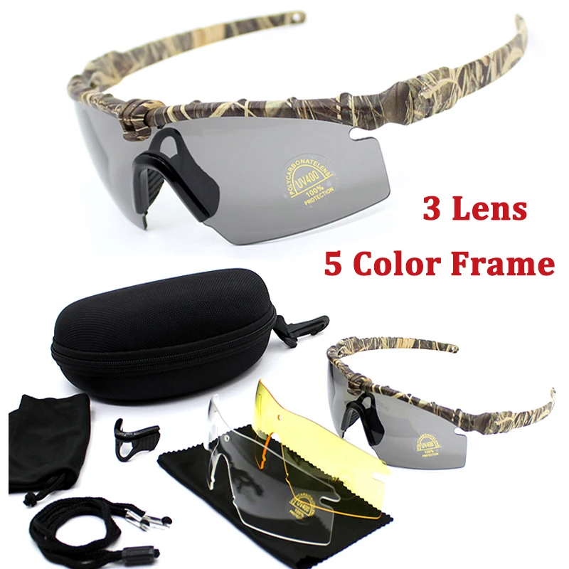 Outdoor Military Tactical Glasses UV400 Protective Glasses Air Gun