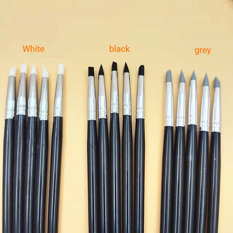 5 pcs Dental Resin Brush Pens Dental Shaping Silicone Adhesive