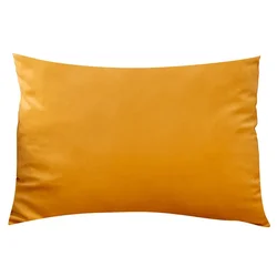Plaid Velvet Throw Pillow Cover - Soft Decorative Cushion - 30cm x 50cm (Lemon Yellow)