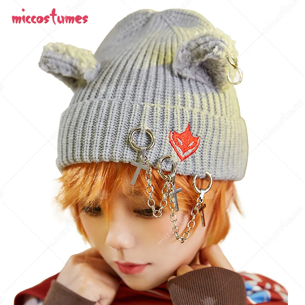 

Tartaglia Childe Derivative Knitted Winter Hats Cute Kitty Ears Beanie Hat