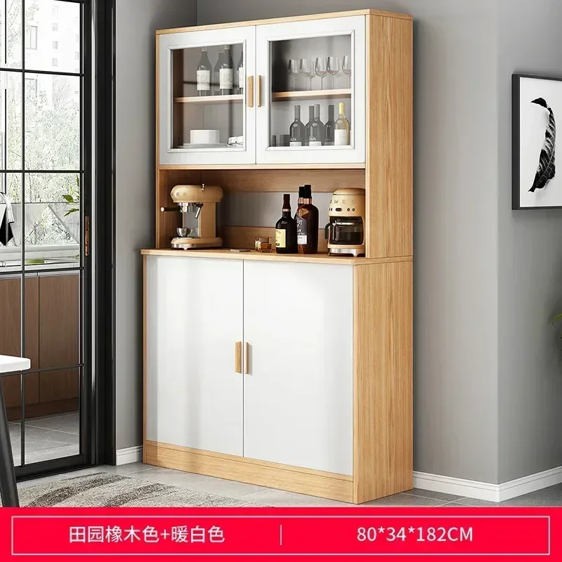 Modern Tall Minimalist Sideboard et Slate Cupboard Living Room Furniture Entrance Hall Console Table Kitchen Storage Cabinet