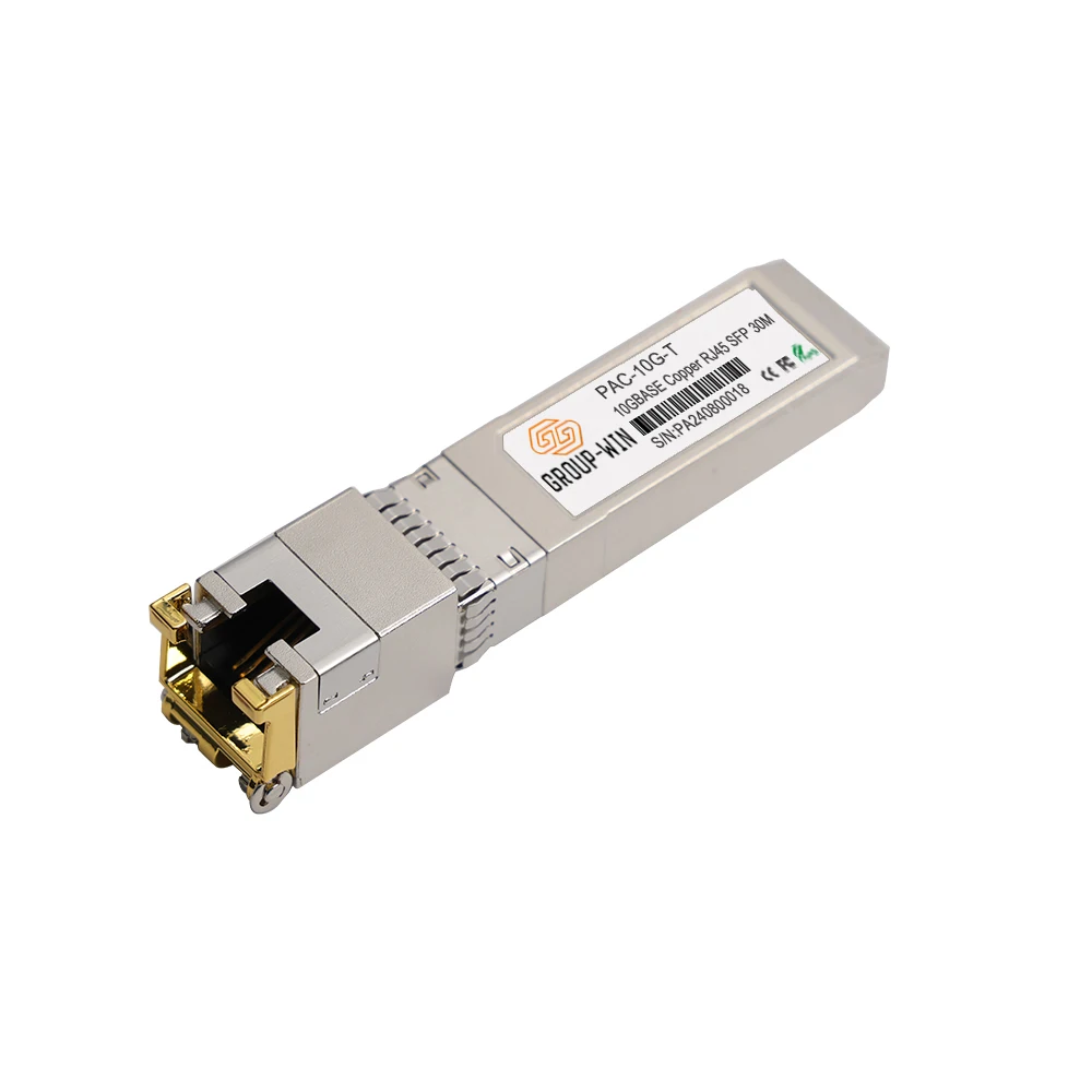 SFP + to RJ45 10G Copper Module 10G SFP +-T 10GBase-T 30M For Cisco Mikrotik TP-Link Zyxel/HORACO/Unifi Switch