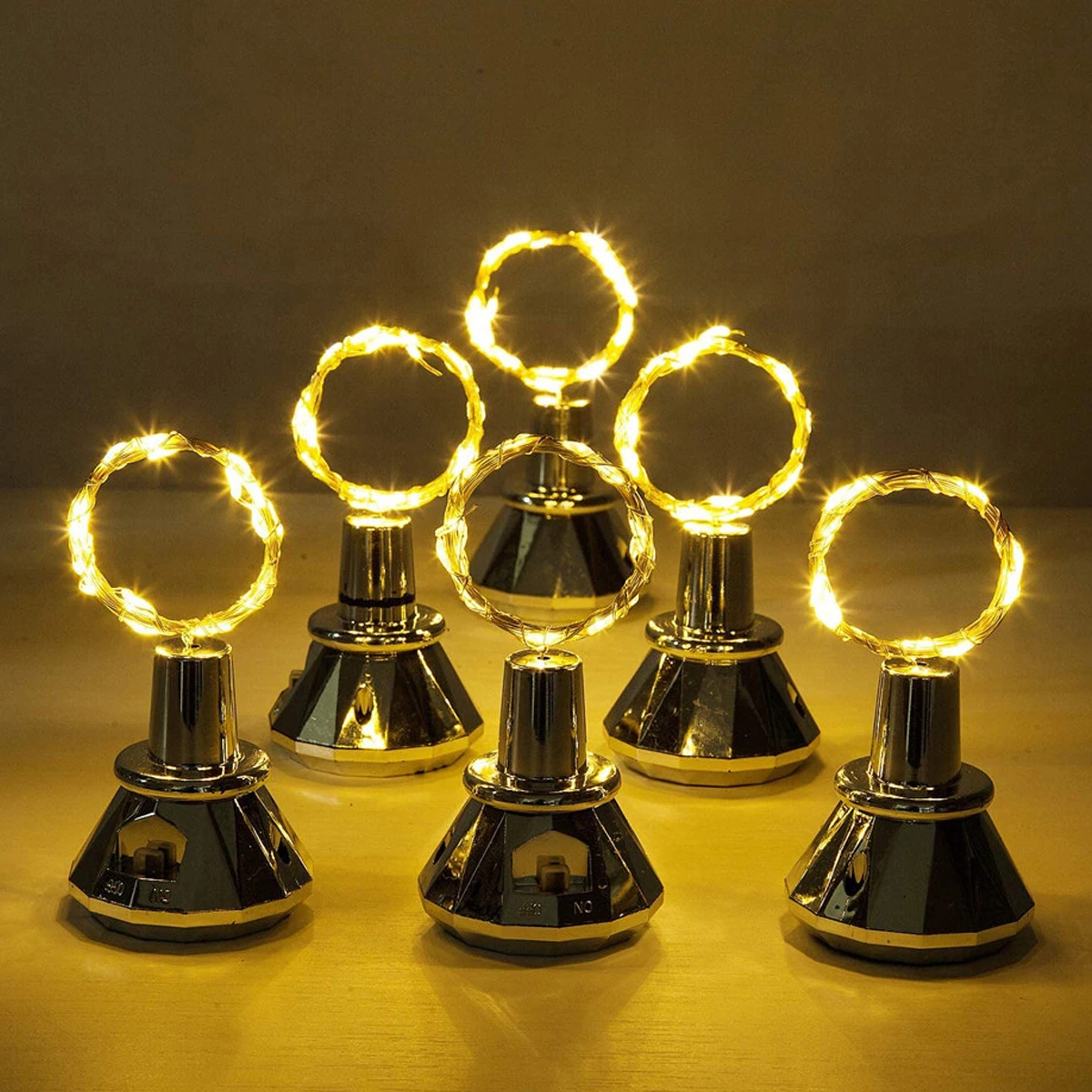 Solar Wine Bottle Light 2M 20 LED Copper Wire Fairy String Lights IP65 Waterproof Cork Light Auto On/Off Christmas Party Decor 6