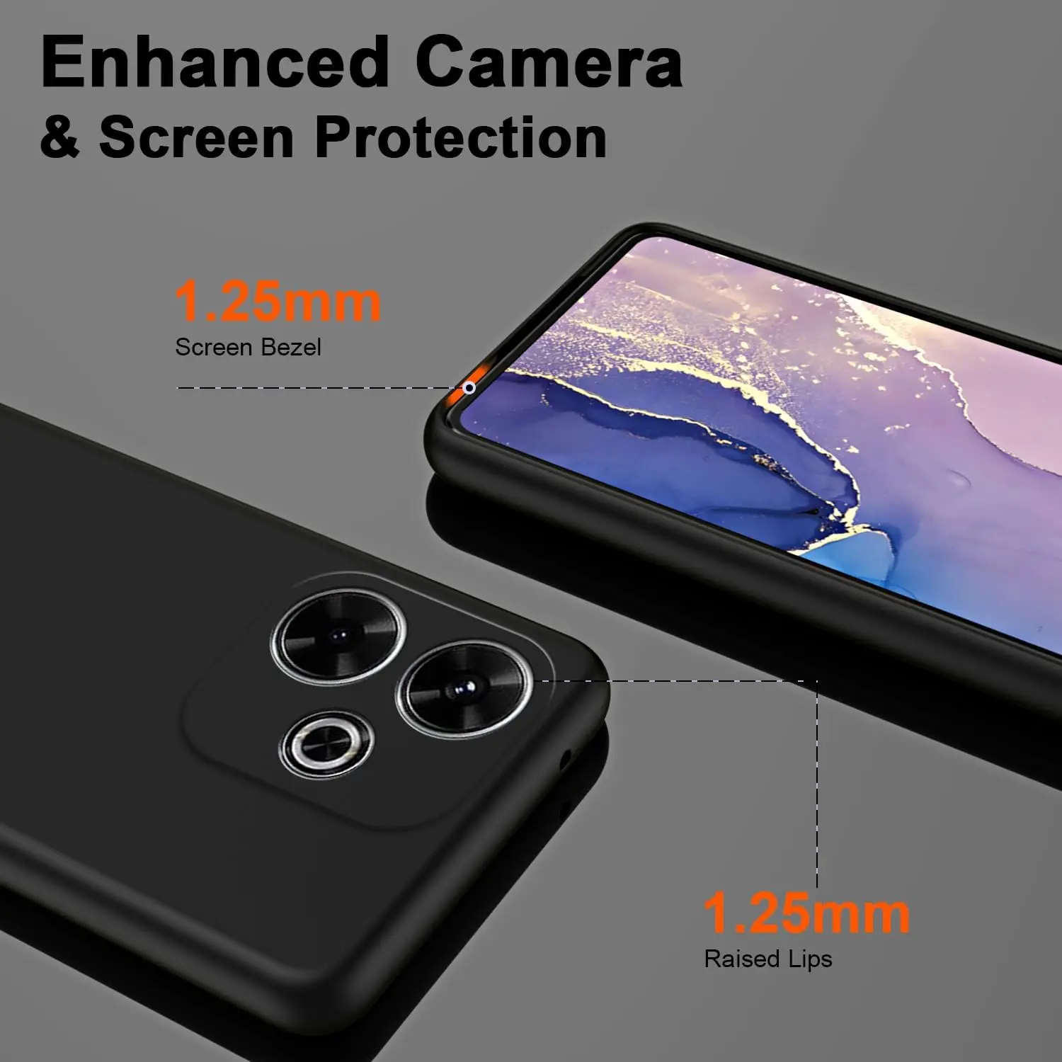 Colorful Flexible Liquid Silicone Protective Phone Case - Premium TPU Cover