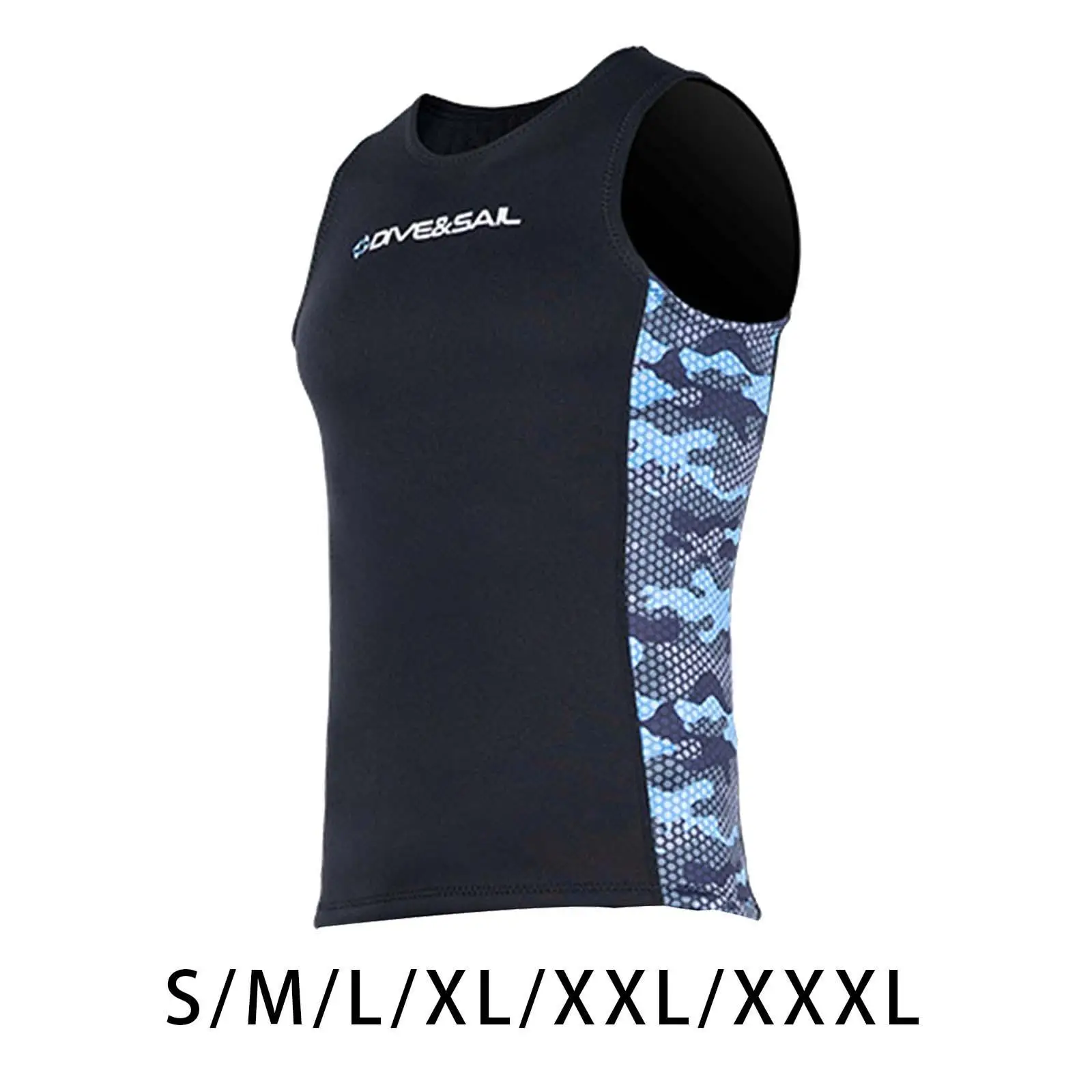 Wetsuit Vest, Diving Tops, Water Sports, 2mm Neoprene Swimsuit, Sleeveless Diving Vest, Swimming Vest Jacket