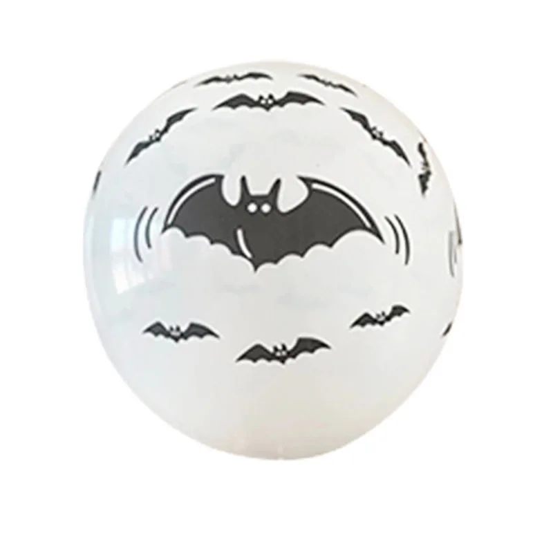 thumbnail image 1 of Juego de decoración para fiesta temática de fantasmas de Halloween de 12 pulgadas, globo de látex con forma de calavera y lápida, fiesta sorpresa del Día de los Inocentes, 1 of 5