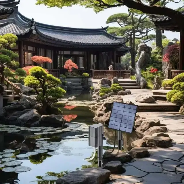 Pompa Di Ossigeno Solare Per Stagno - 3 Modalit&agrave;, Batteria 2200mAh