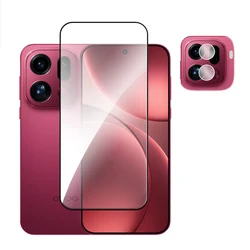 Premium 6 - in - 1 Tempered Glass Screen Protector with 2.5D Full Cover and HD Clarity - OPPO Find X9 (1 Glass and 1 Lens)