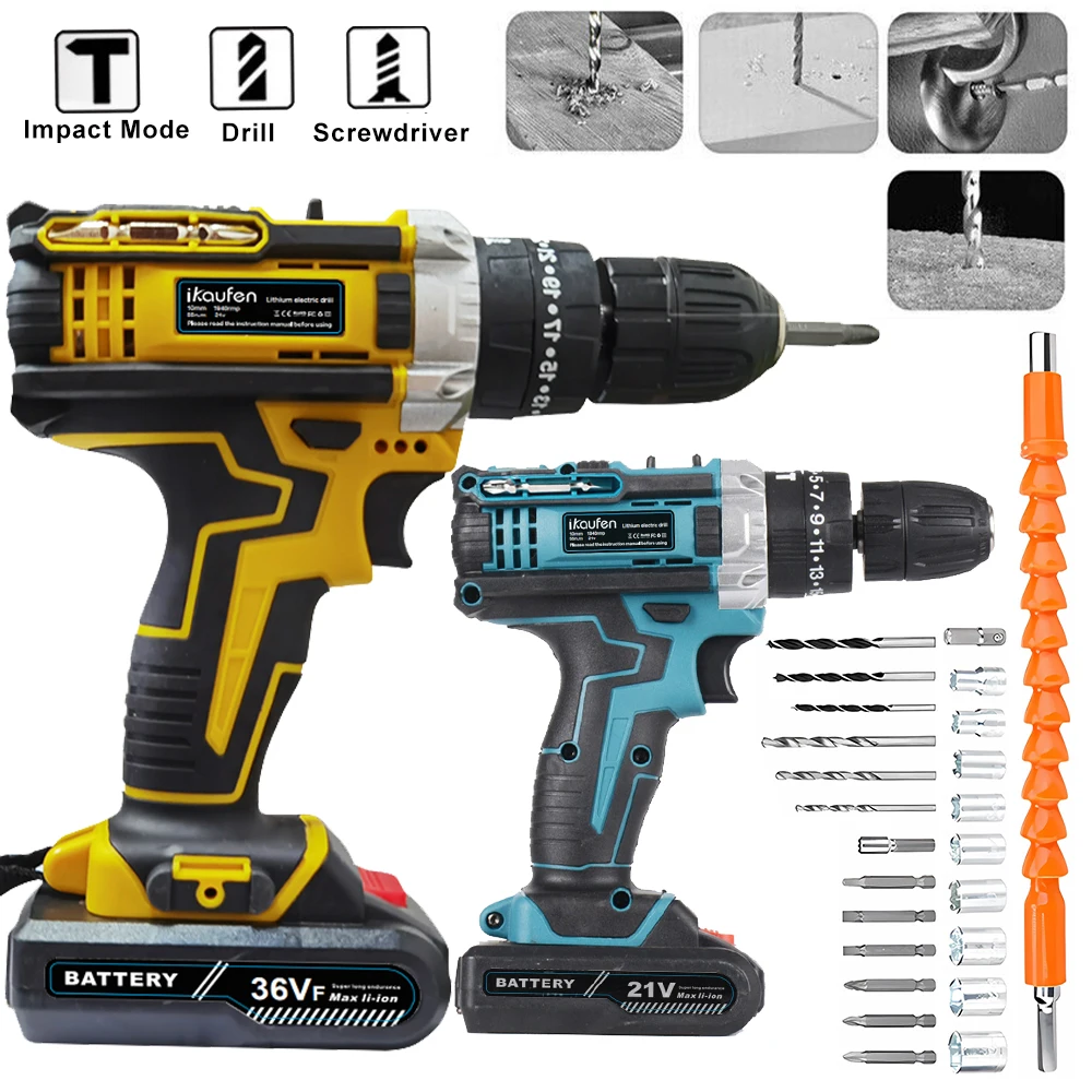 Multifunctional Cordless Impact Drill 3