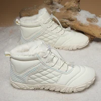 Men's Fleece-Lined Warm Casual Snow Boots, Comfortable and Warm Lining, Non-Slip and Wear-Resistant Soles, Suitable for Outdoor Activities, Snow and Other Scenes