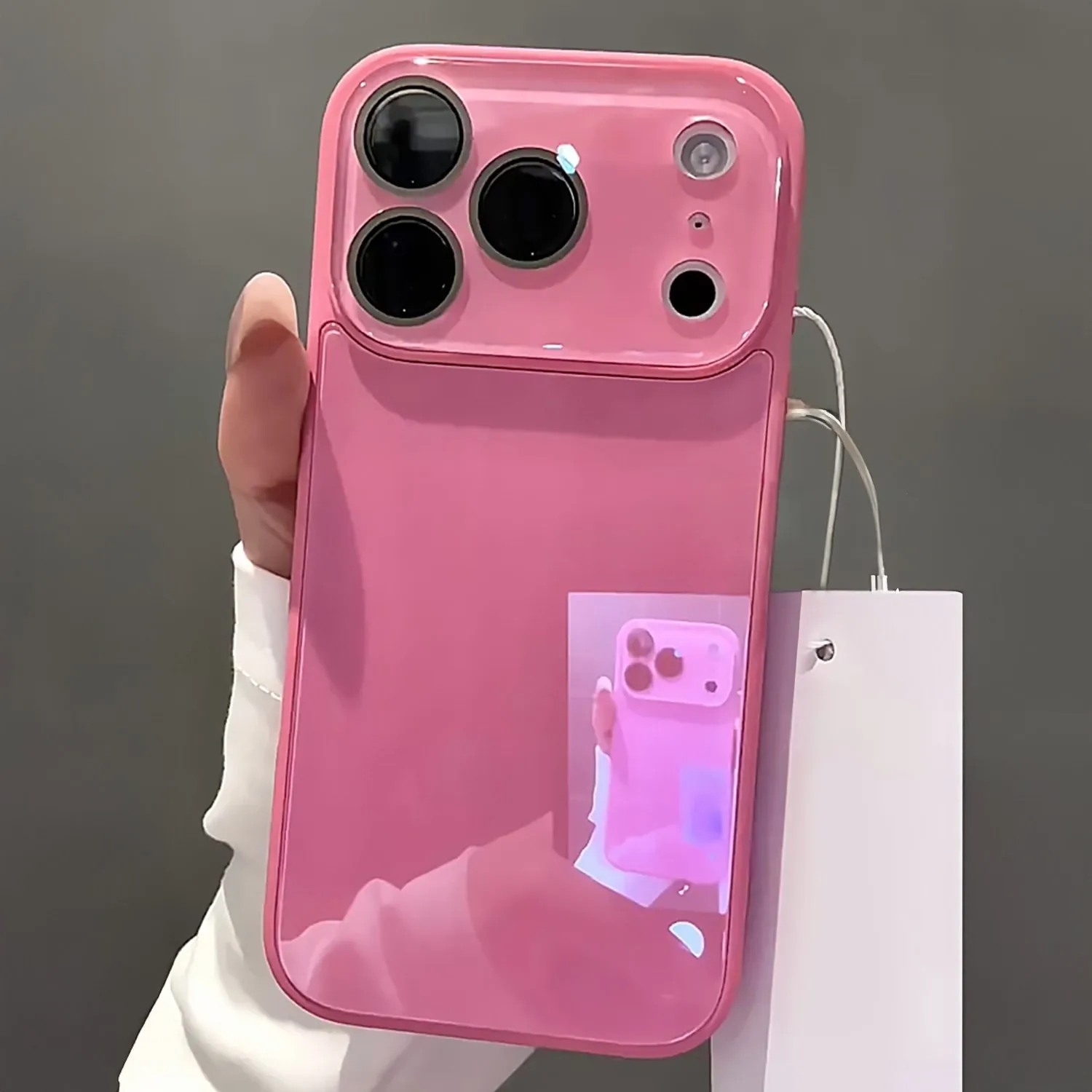 ตัวเลือกสินค้า เคสแข็งแฟชั่นสีพื้น Candy สำหรับ iPhone 14-17 Pro Max