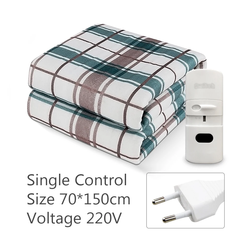 Electric Blanket 220V EU Thicker Heater Heated Blanket Mattress Thermostat Electric Heating Winter Body Warmer