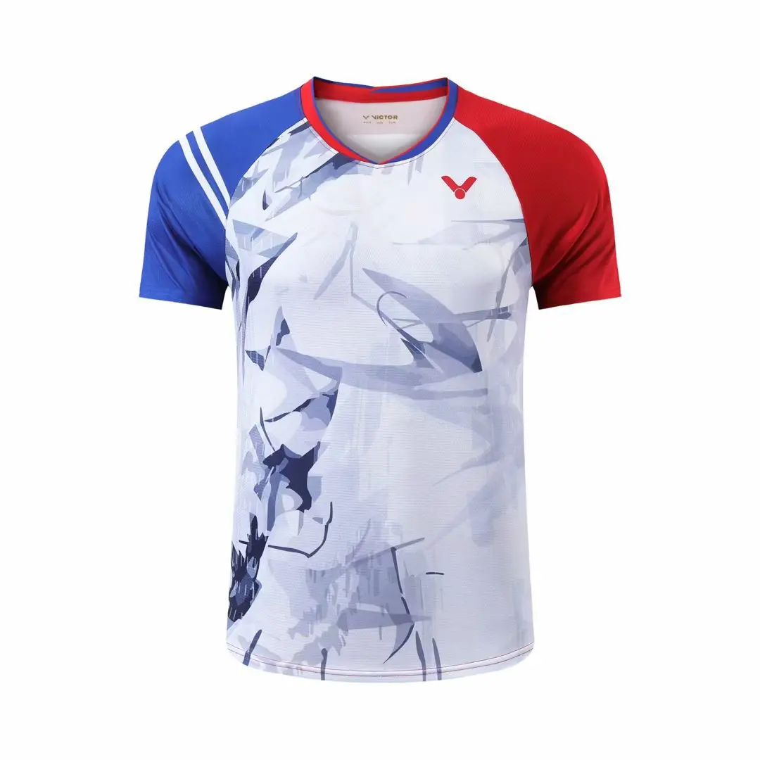 New Badminton Jersey Men's and Women's Competition Jerseys Quick Drying Breathable Children's Summer Sportswear T-Shirt