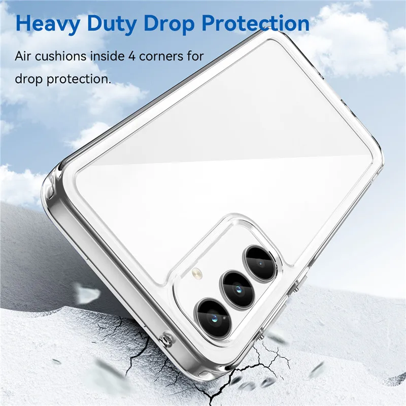 Per Samsung Galaxy A35 Custodia Samsung A35 Cover Tpu Border Acrilico Backplane Custodie Protettive Per Samsung A35 A55 A25 A15