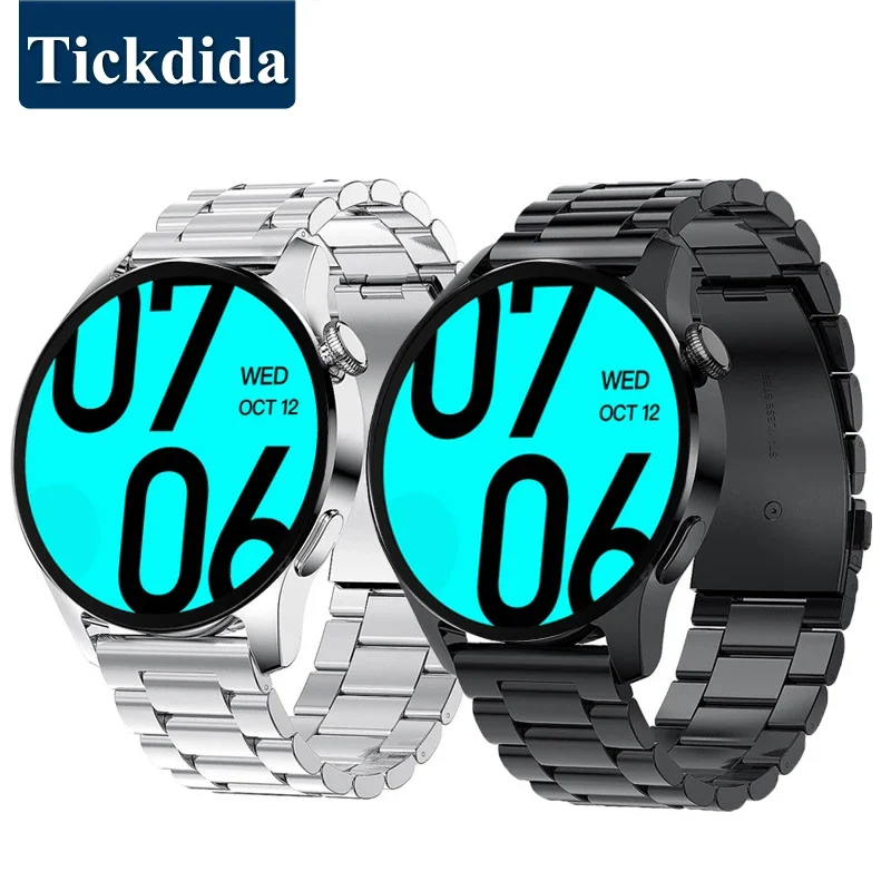 Cinturino In Acciaio Inossidabile 304 Per Ticwatch Pro 5 - Regolabile Con Strumento E Perno Di Ricambio - Argento
