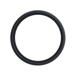 Stainless Steel Bezel Ring for Gauges - Silver or Black Finish, 52mm/85mm (52mm Black)
