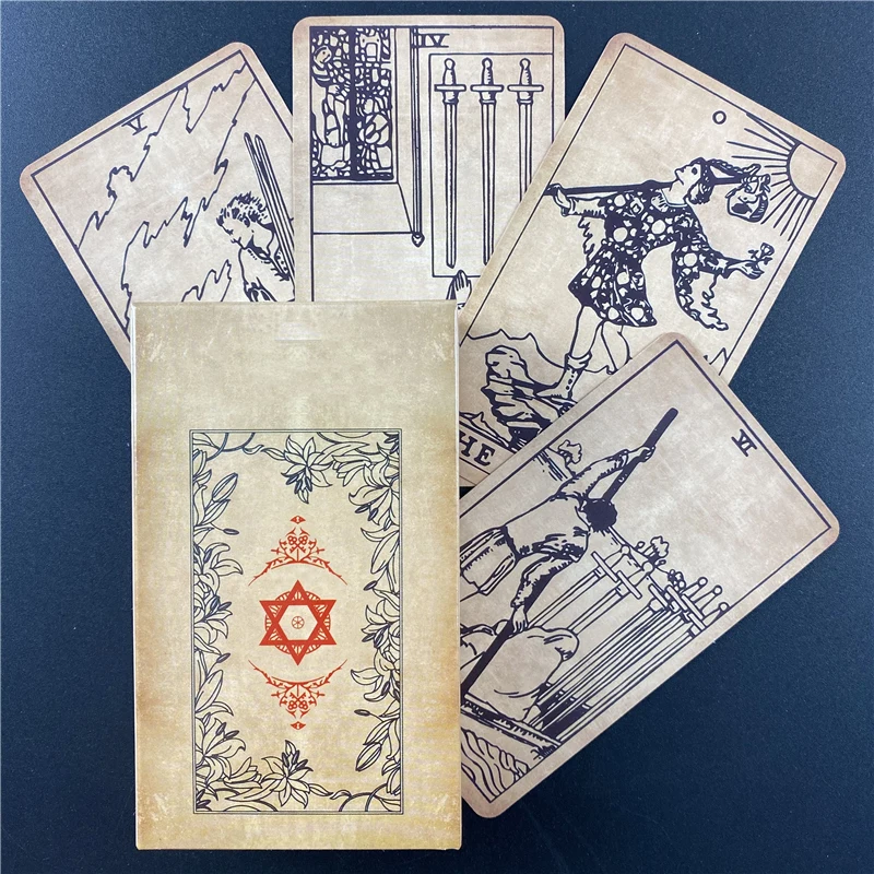 Коллекционные Карточки The New Rider Tarot классические настольные игры с оригинальным