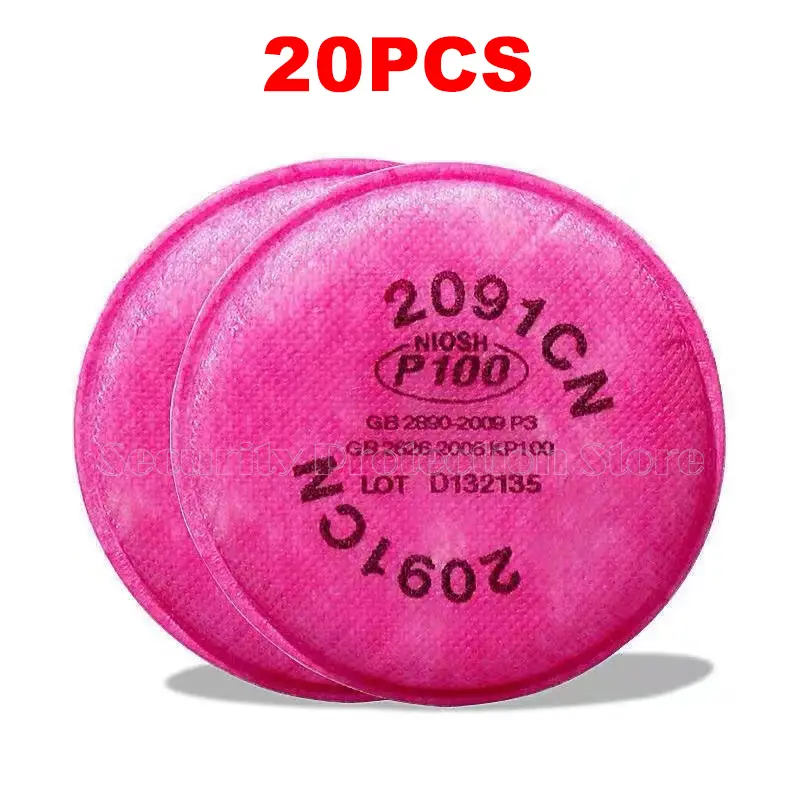 Lots of Painting Spray Industry 2091/2097 Particulate filter P100 for 3m 6800 7502 6200 Series Respirator Dust Mask - Image 7