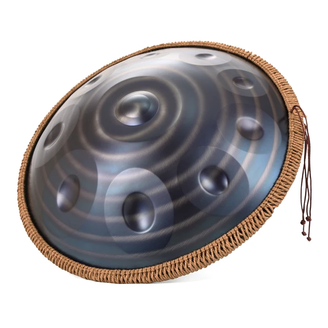 ハンドパン 9音 18インチ Gマイナー 打楽器 瞑想 ドラム スタンド有