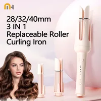 Fer à friser automatique à ions négatifs, soins capillaires, chauffage rapide, contrôle intelligent de la température, Anti-emmêlement, baguette de coiffure, outil de Salon 1