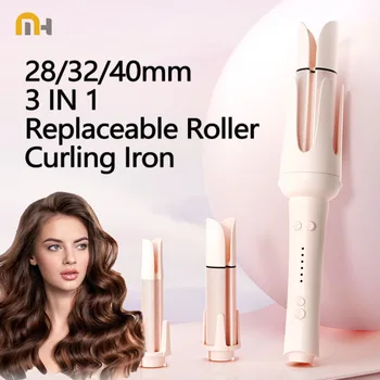 Automatic Hair Curler 32mm Auto Rotating Ceramic Hair Roller Professional Curling Iron Stick 40mm Curling Wand Hair Waver gift 1