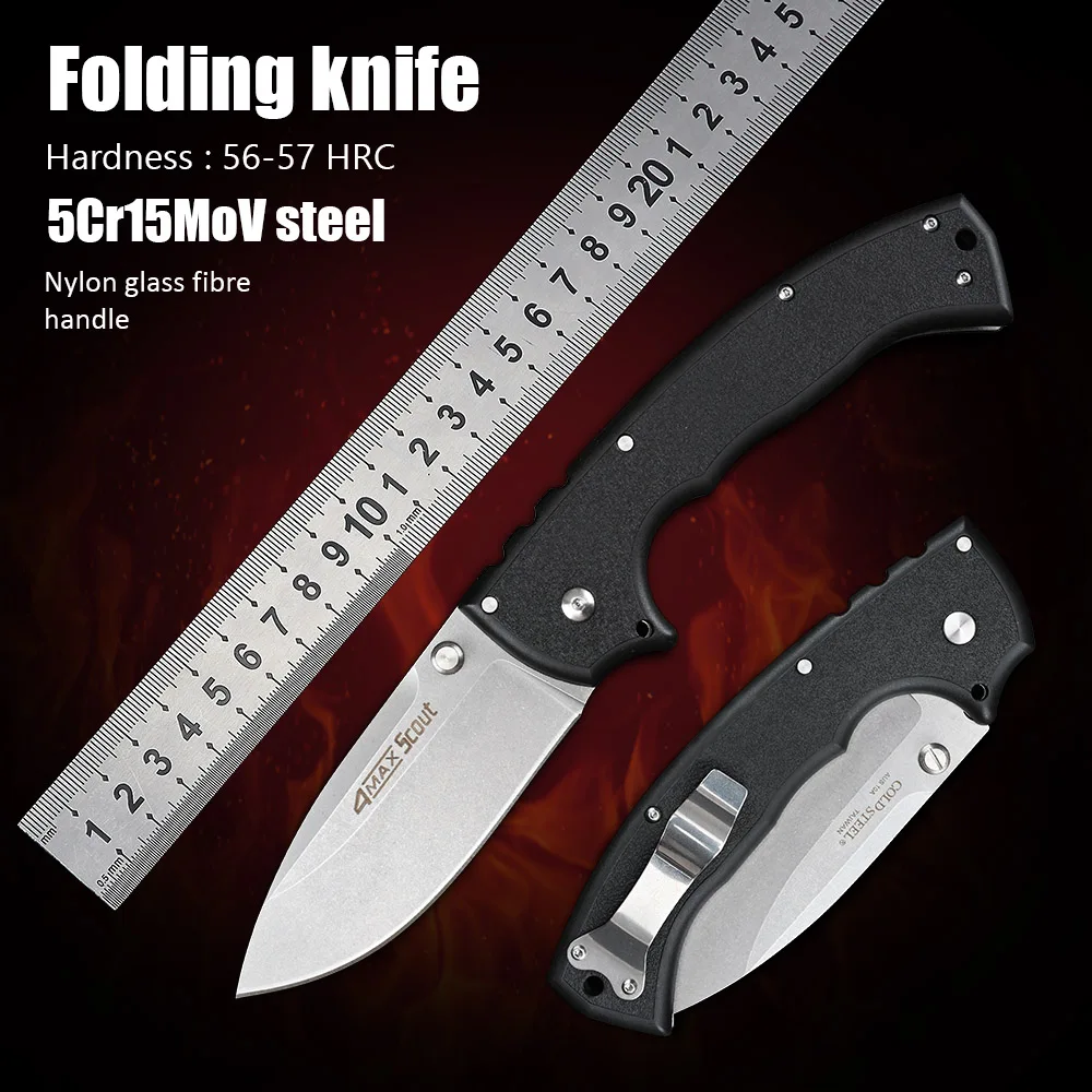 

5Cr15MoV Steel Self Defense Tactical EDC Tool Survival Hunting Folding Knife Camping Utility Pocket Knives