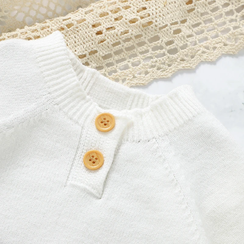 Summer Knit Baby Romper 2
