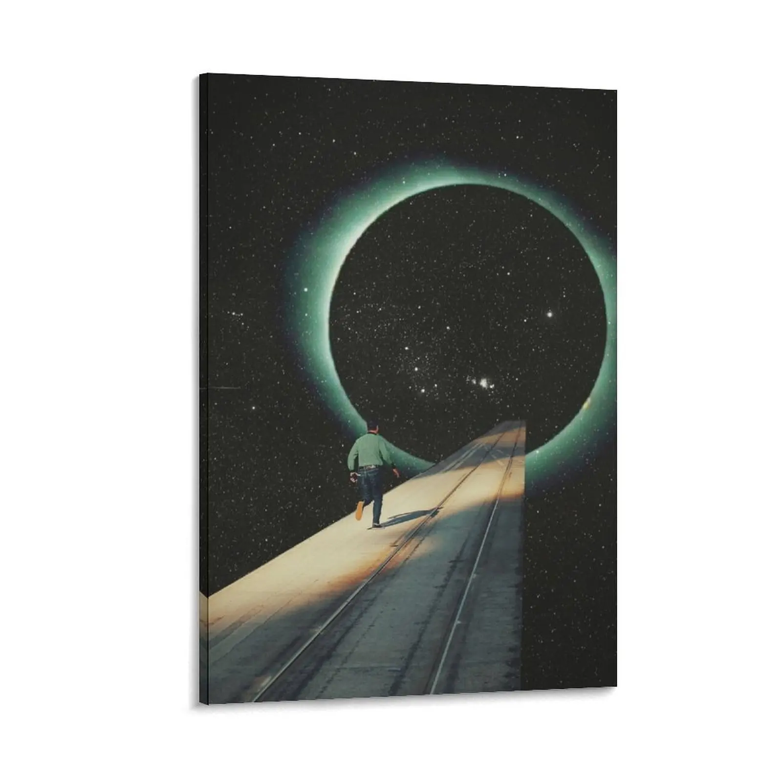 

Escaping into the Void Canvas Painting posters for room art mural