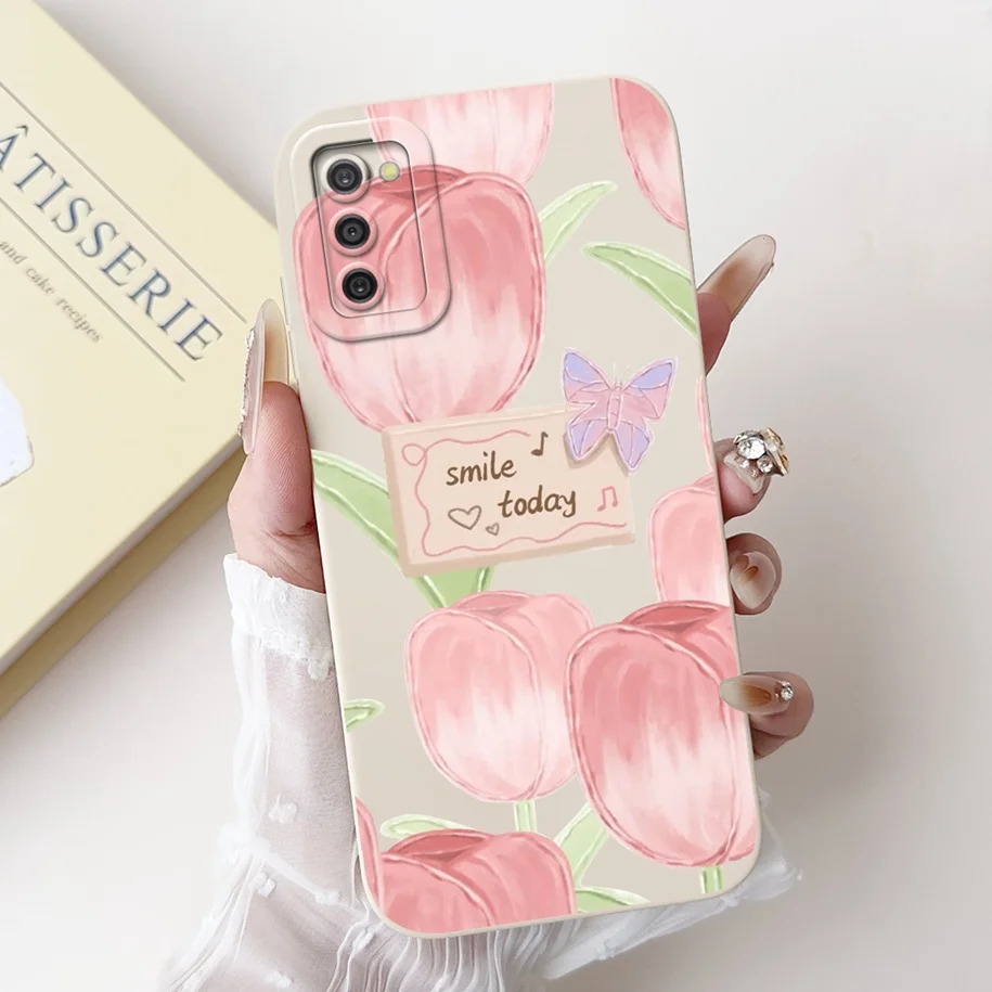 Sunflower Bowknot Matte Soft Silicone Case Cover - Fashionable Design with Enhanced Protection