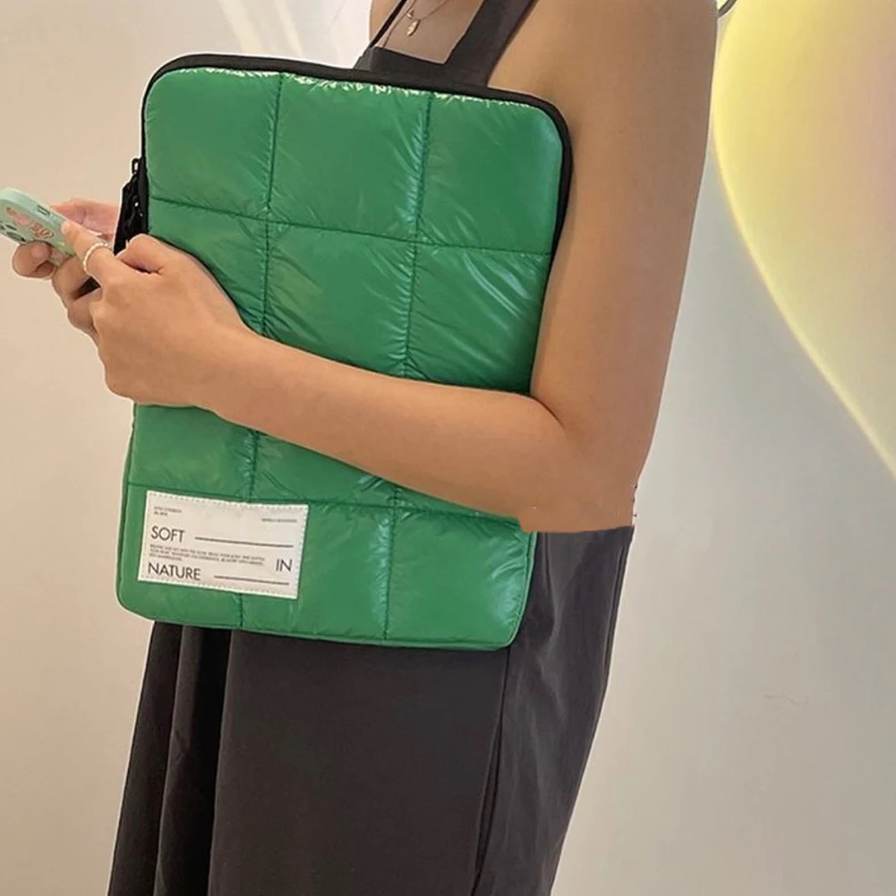 Laptop Carrying Case Down Padded Laptop Sleeve Bag For Ipad Macbook Air pro 11/12/13/14/15 Inch Notebook Pouch Case Cover Bag