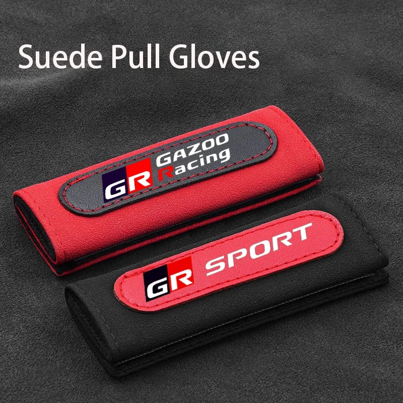 2pcsCarInteriorRoofHandleProtectorLeatherCarArmrestCoverFor