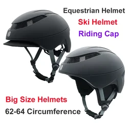 Big Size XXL62-64 Equestrian Safety Helmet Adults Riding Cap Ski Helmet Horse Riding Motorcycle Riding  Rider Protective Helmet