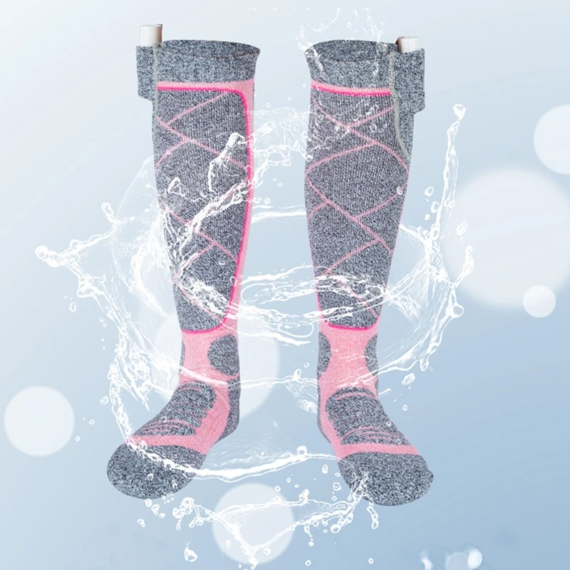 Winter Thermal Foot Warmer 2200mAh USB Battery Powered Electric Heated Socks