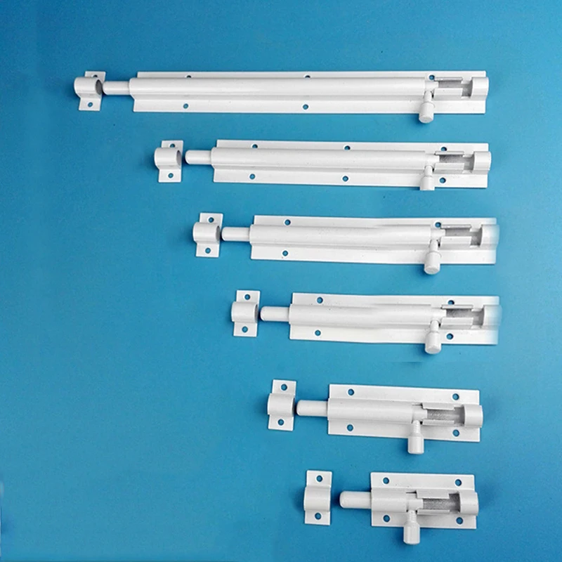 Thickened Door Lock Safety Slide Bolt Gate Latch Plug Aluminum Alloy Sturdy Multipurpose Anti-theft Various Size Door Bolts door latch