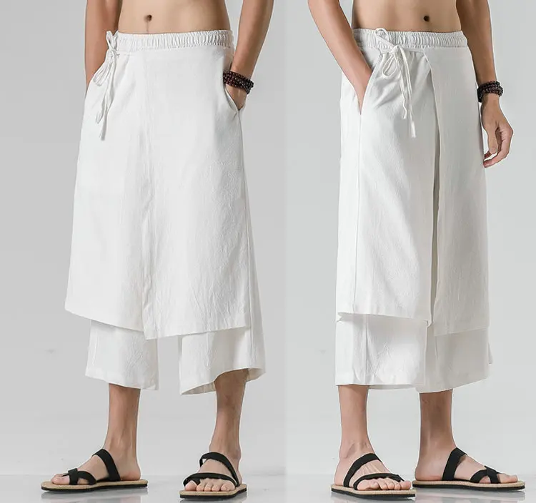 Description Picture 2 of itemStreetwear Men Harem Pants Casual Jogger Trousers Harajuku Style Sweatpants Patchwork Vintage Men Pants Oversized Big Size 5XL