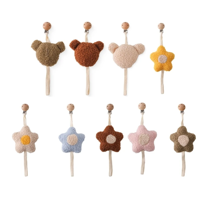 

Baby Pacifier Clips Soother Chain Holder Safe Universal Pacifier Clip Stylish & Functional Baby Comforter for Babies