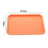 Rectangular Pallet Nordic Plastic Food Serving Tray Multiple Colors Storage Tray Household Kitchen Fruit Dessert Tray 6