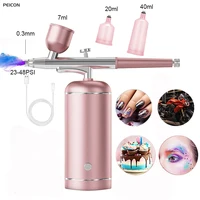 Airbrush Nails with Compressor Aerografos for Pastry Portable Airbrush Kit for Makeup Painting Cake Craft Cordless Airbrush Nail 1