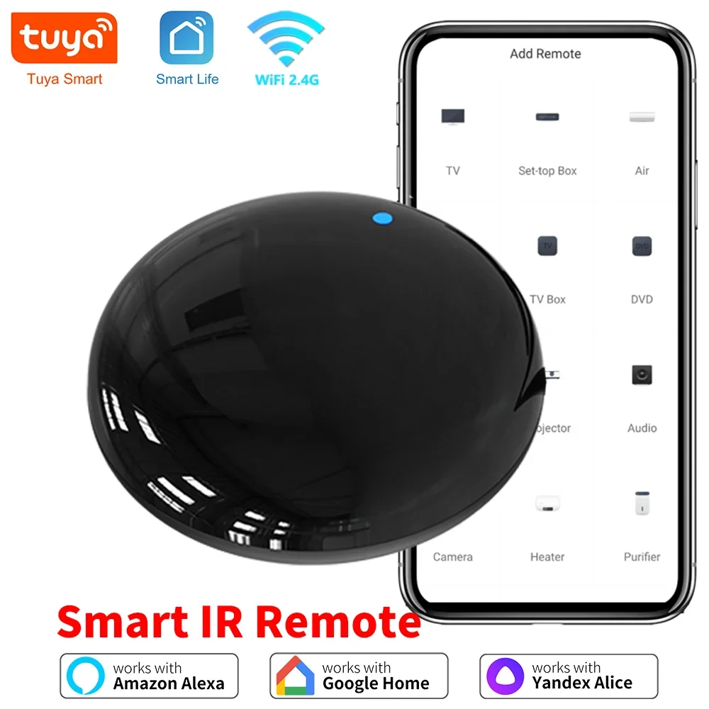 Smart IR Remote Control Replace TV DVD AUD AC Remote Works with Alexa Google Home smart infrared remote,remote control for air conditioner