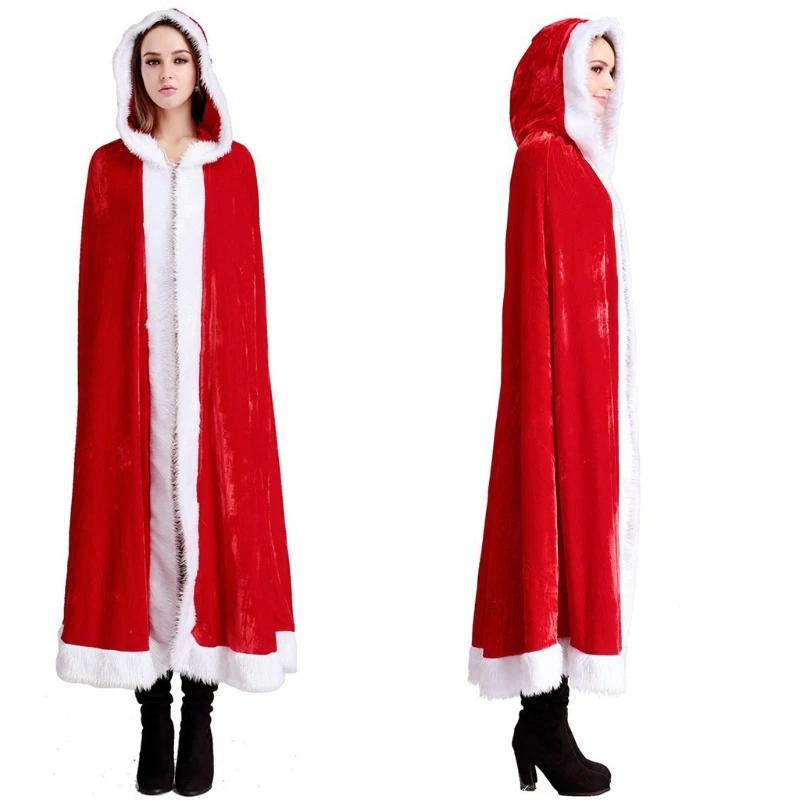 

New Hood Cloak Costumes Cosplay Apparel Cape Cloak Christmas Cloak For Women Adult Halloween Cloak Cape