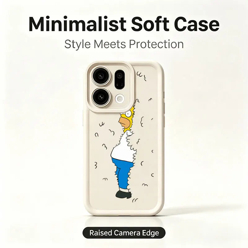The Simpsons Cartoon Shockproof Phone Case