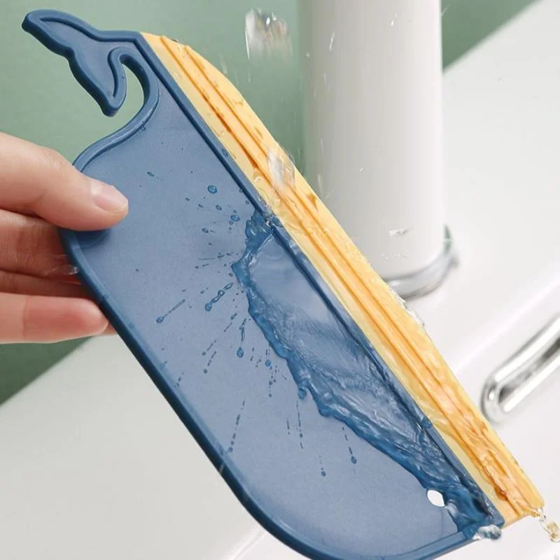 New Whale Wiper Bathroom Mirror Wipe Toilet Washing Countertop Cleaning Brush Car Mini Glass Wipe