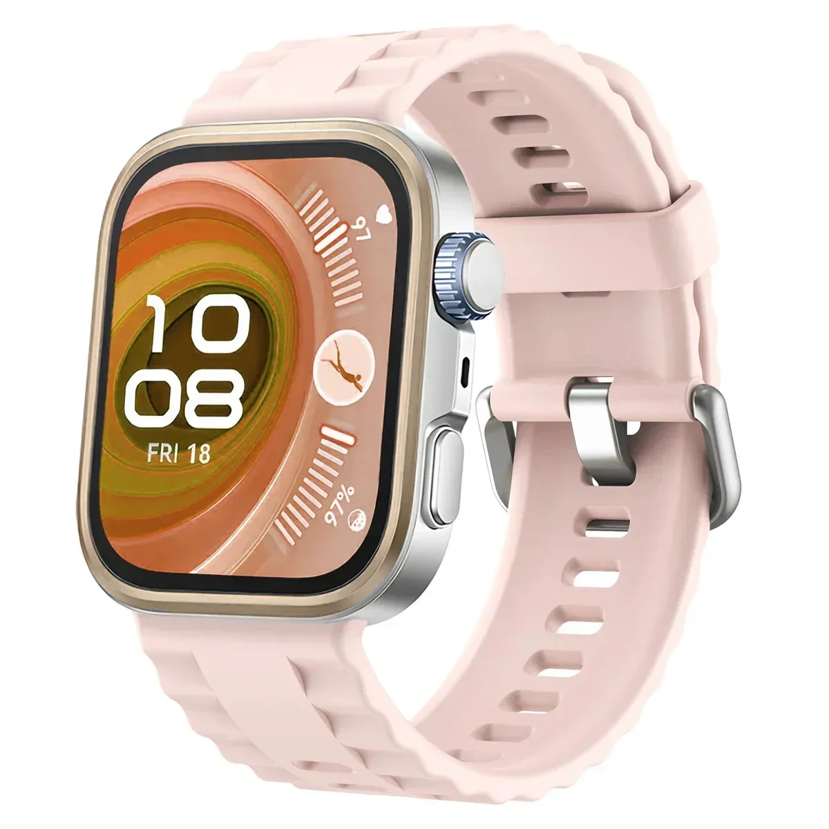 Premium Sport Silicone Replacement Strap for Huawei Watch Fit - Enhanced Comfort and Durability