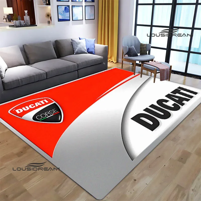 3D D-Ducatiss motorcycle printed carpet outdoor rug area rug kawaii room decor bedroom decor Non-slip carpet birthday gift plush rug,decorative carpet,silk wool rug,plush carpet,non slip carpet,imitated cashmere carpet