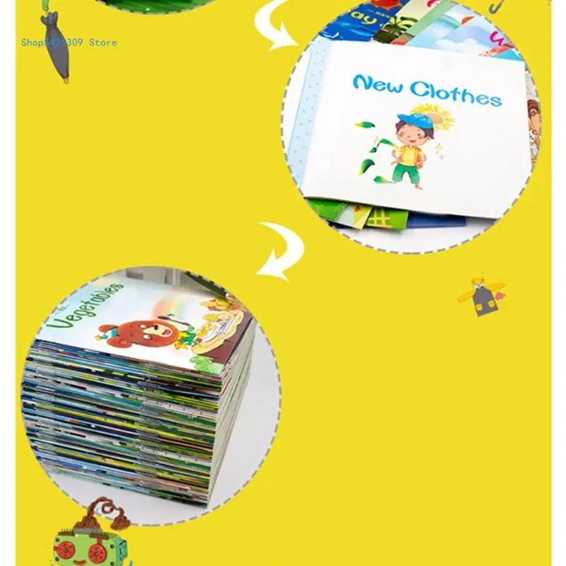 

85WA Kids Interactive Book with Design Made by Paper Ehglidh Activity Books