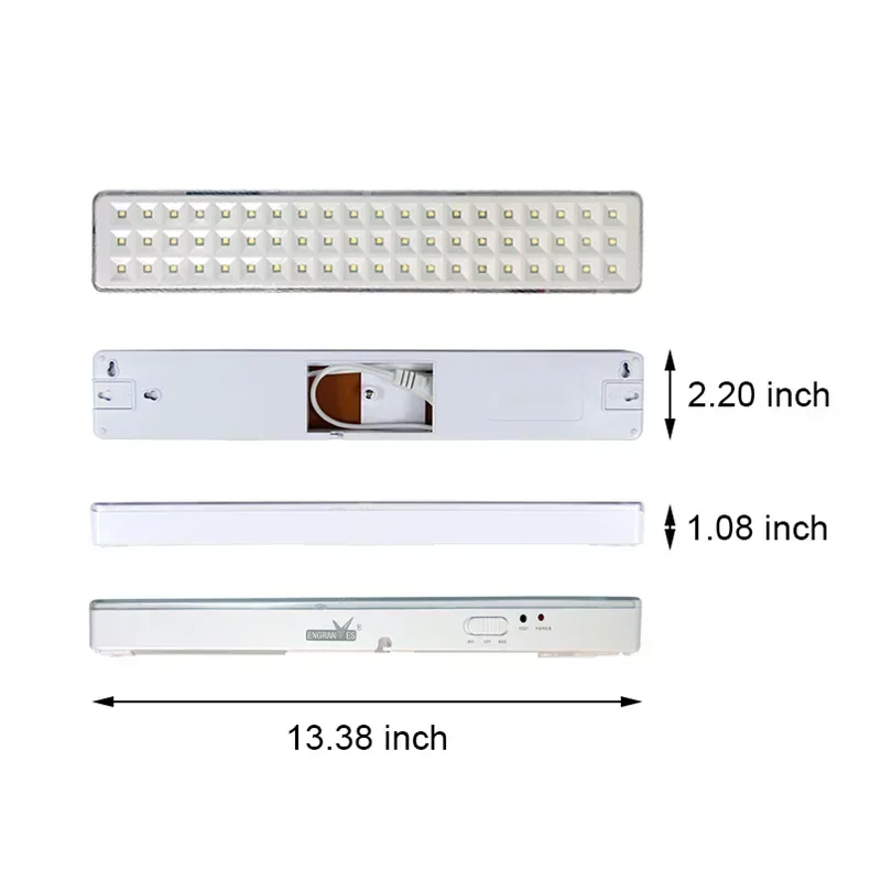 휴대용 충전식 휴대용 캠핑 조명, 벽걸이형 비상 조명, 전원 끄기, 다기능, 90 LED